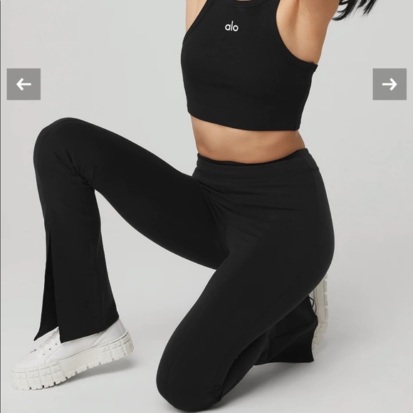 NWT Alo Airbrush High-Waist Flutter Legging - Picture 3 of 6